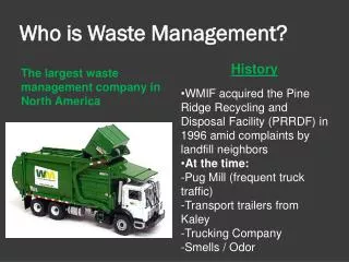 Who is Waste Management?