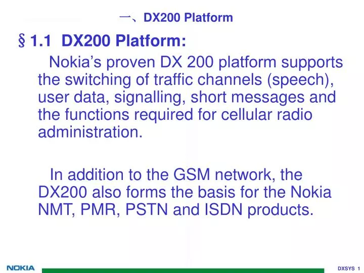 dx200 platform