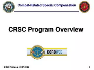 CRSC Program Overview