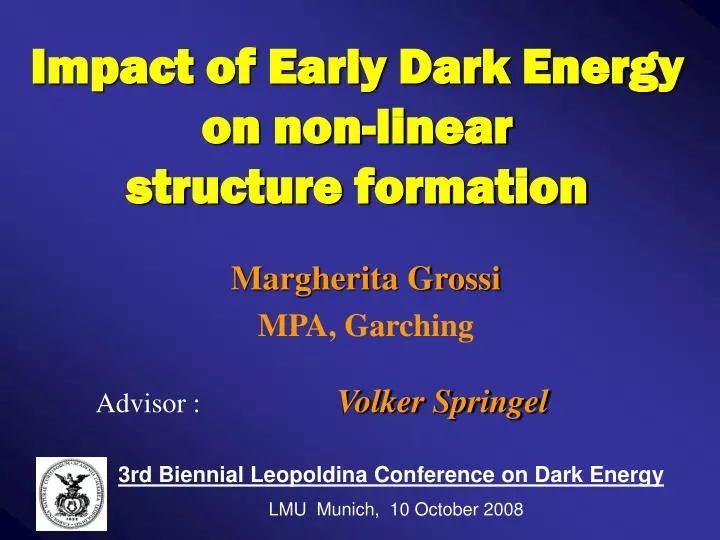 impact of early dark energy on non linear structure formation