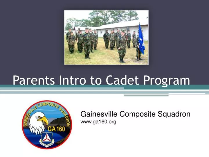 parents intro to cadet program
