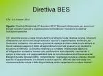 Direttiva BES - slide 1