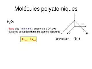 mol cules polyatomiques
