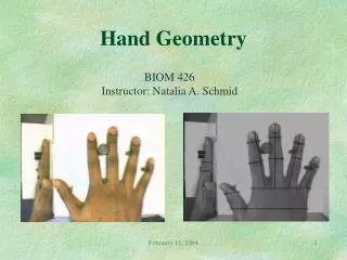 Hand Geometry