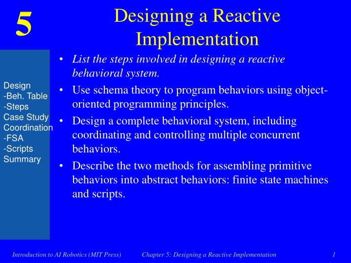 designing a reactive implementation