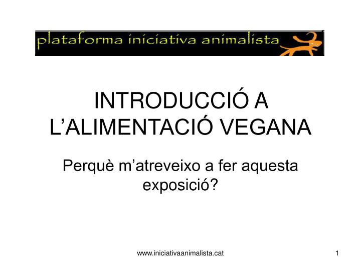 introducci a l alimentaci vegana