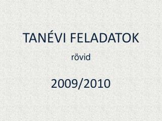 tan vi feladatok r vid