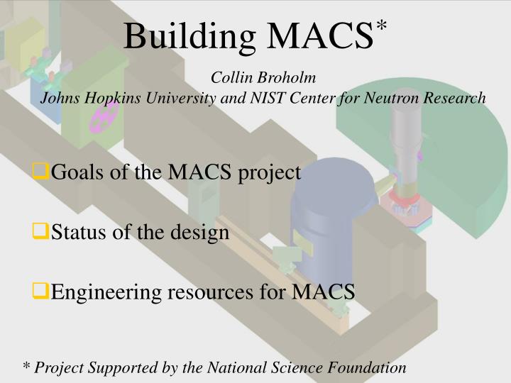 building macs