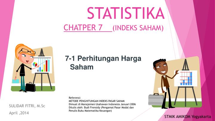 statistika chatper 7 indeks saham