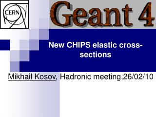 New CHIPS elastic cross-sections