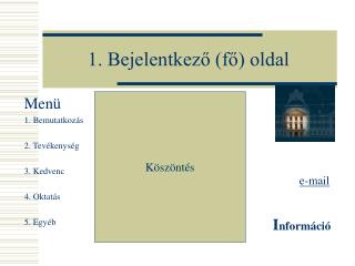 1 bejelentkez f oldal