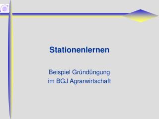 stationenlernen