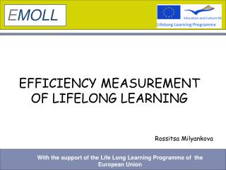 EFFICIENCY MEASUREMENT OF LIFELONG LEARNING