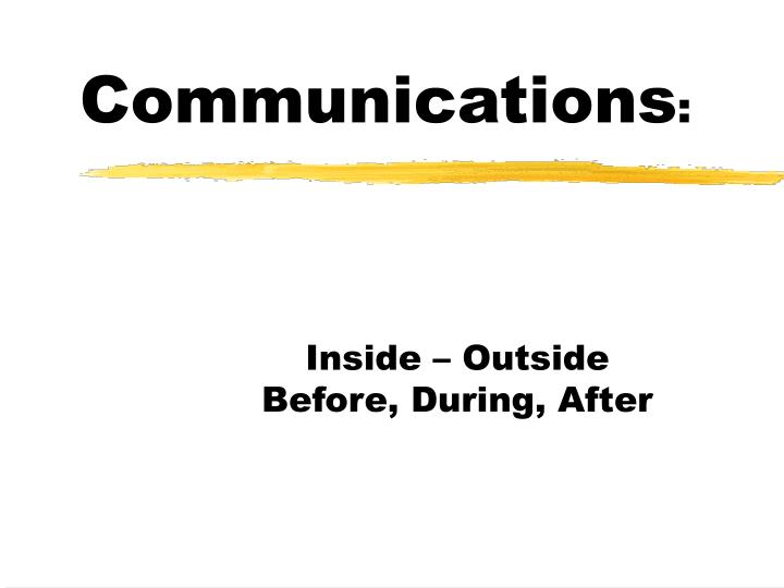 communications