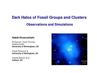 Dark Halos of Fossil Groups and Clusters