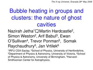 Bubble heating in groups and clusters: the nature of ghost cavities