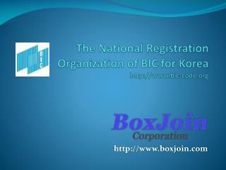 the national registration organization of bic for korea http www bic code org