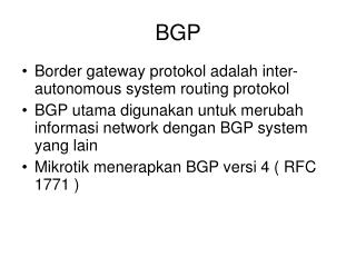 BGP