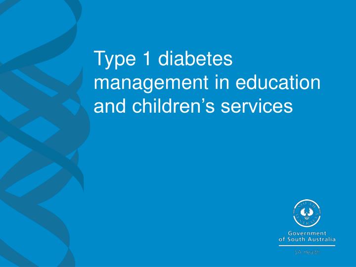 type 1 diabetes management in education and children s services