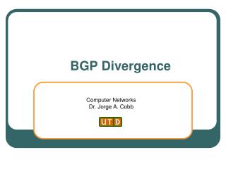 BGP Divergence
