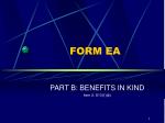 FORM EA - slide 1