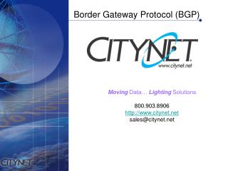 Border Gateway Protocol (BGP)