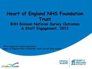 Heart of England NHS Foundation Trust BHH Division National Survey Outcomes
