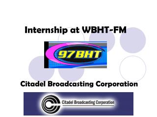 Internship at WBHT-FM