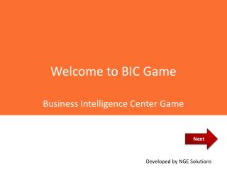 Welcome to BIC Game