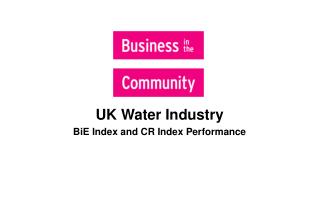 UK Water Industry