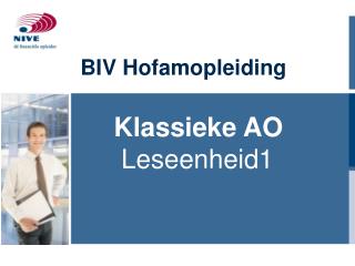 biv hofamopleiding