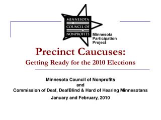 Precinct Caucuses: