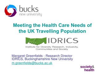 Meeting the Health Care Needs of the UK Travelling Population