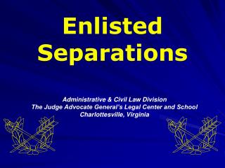 Enlisted Separations