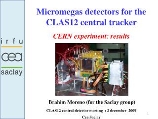 Micromegas detectors for the CLAS12 central tracker