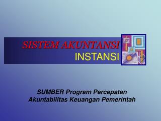 sistem akuntansi instansi
