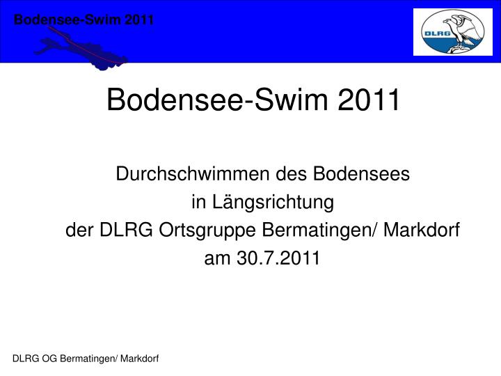 bodensee swim 2011