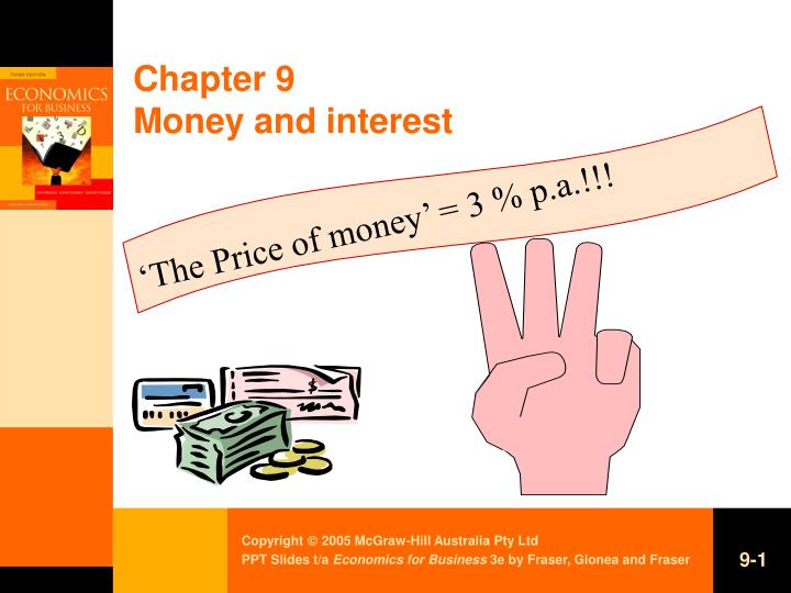 chapter 9 money and interest