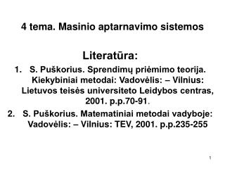 4 tema masinio aptarnavimo sistemos