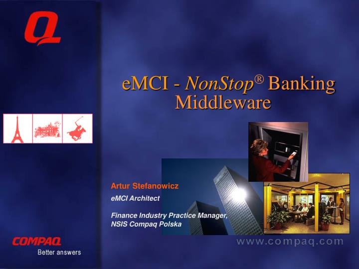 emci nonstop banking middleware