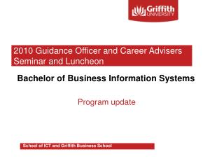 Bachelor of Business Information Systems Program update