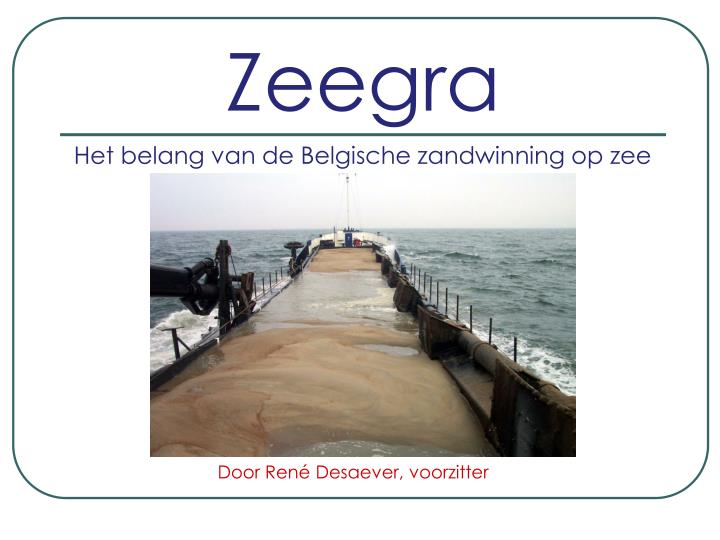 het belang van de belgische zandwinning op zee