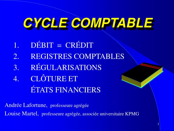 cycle comptable