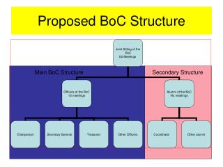 Proposed BoC Structure