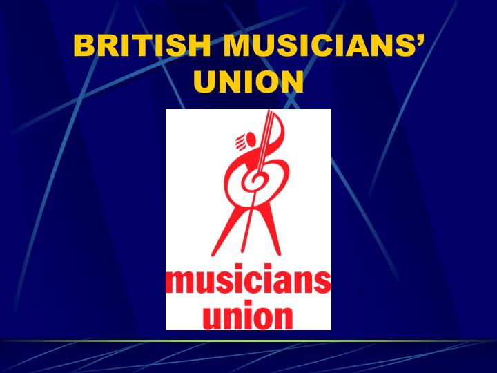 british musicians union