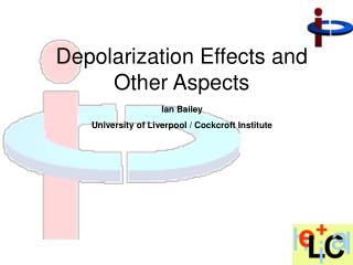 Depolarization Effects and Other Aspects