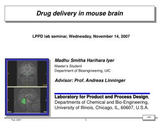 LPPD lab seminar, Wednesday, November 14, 2007