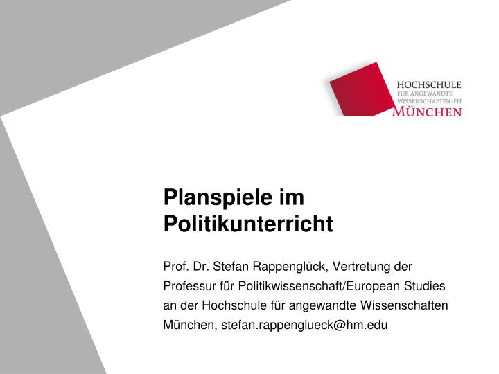 planspiele im politikunterricht