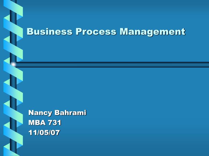 business process management