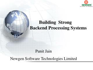 Building Strong Backend Processing Systems